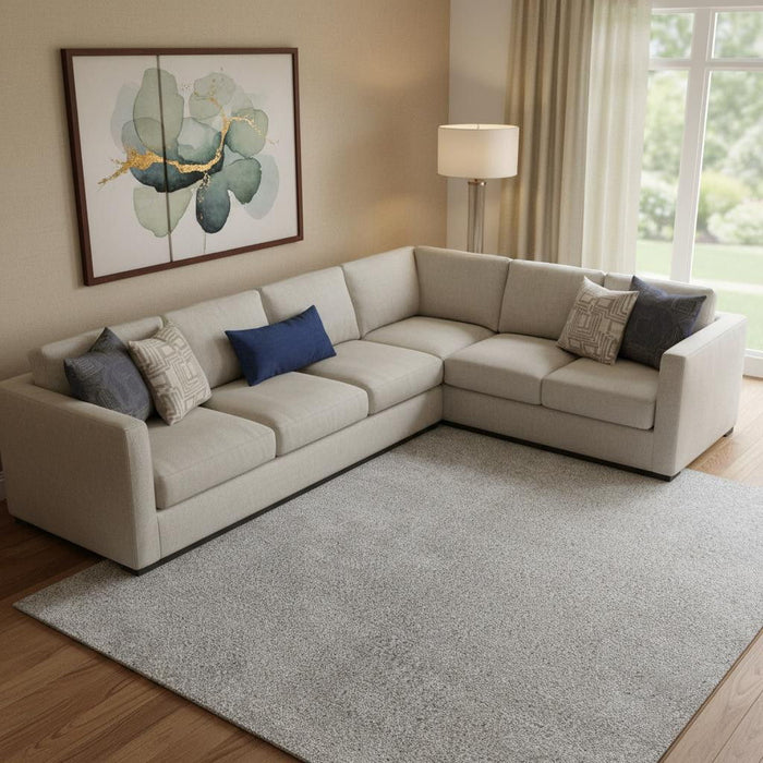 8' X 10' Shag Power Loom Area Rug (551059) - Gray