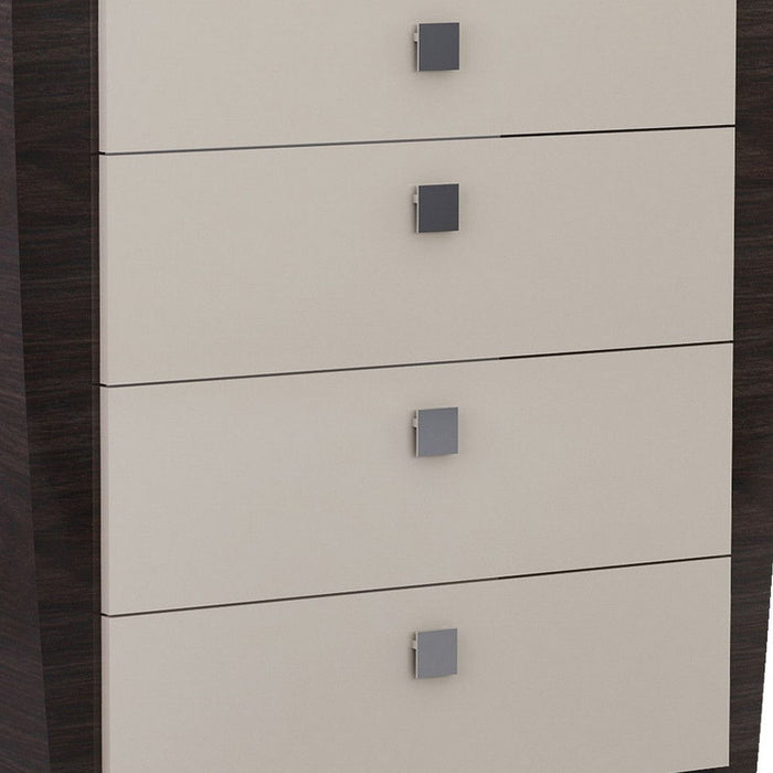 High Gloss Chest - Refined Beige