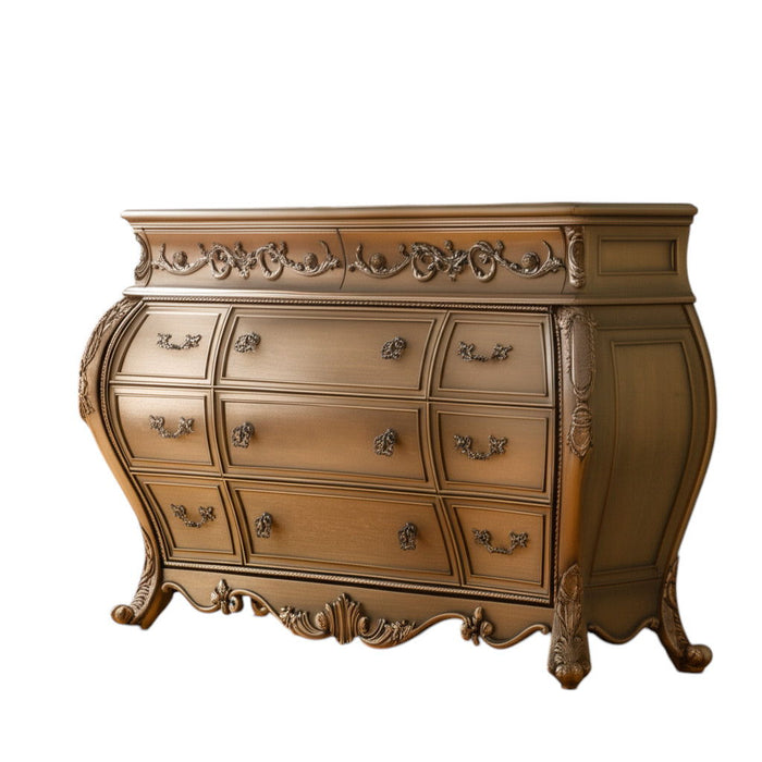 23" Solid Wood Combo Dresser - Brown