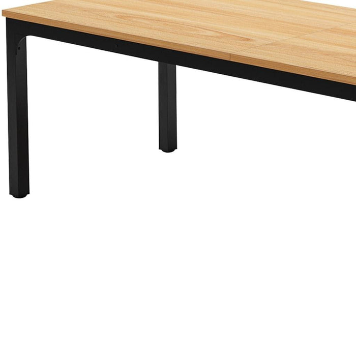 Solid Wood Dining Table - Brown