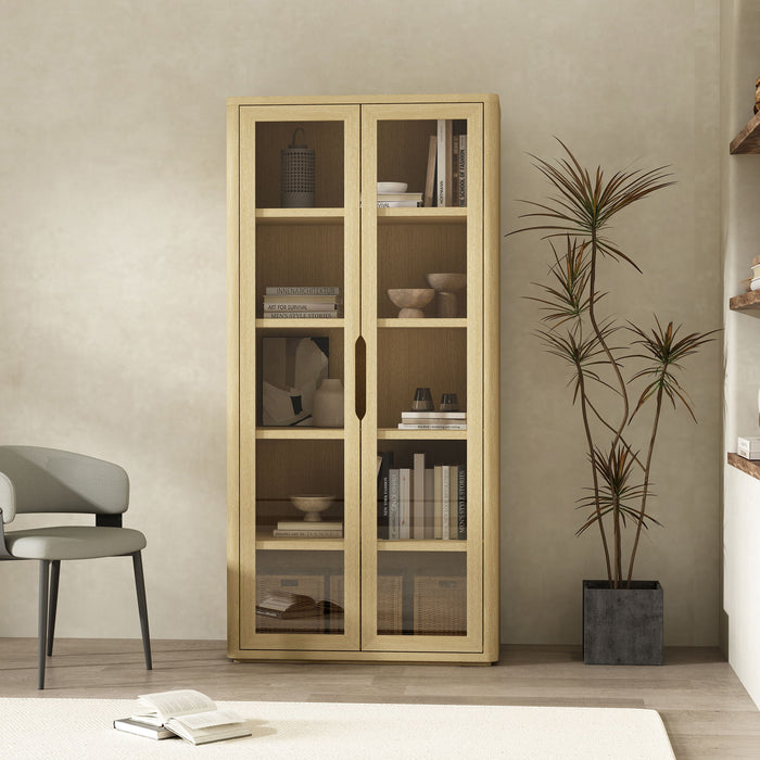 Manhattan Rivington - Bookcase Cabinet With Glass Doors