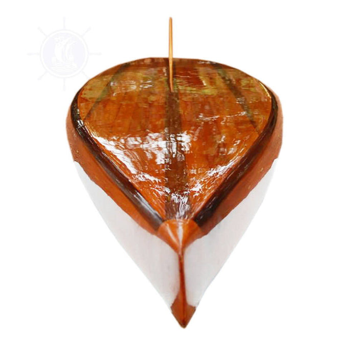 Hand Painted Model Boat (624617) - Light Brown
