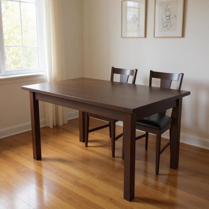48" Solid Wood Dining Table - Raw Umber