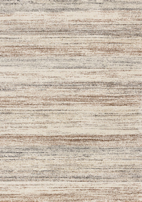 8' X 11' Abstract Area Rug (660034) - White / Orange