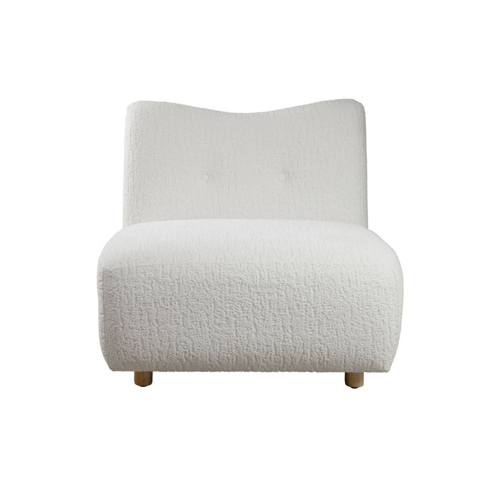 Fabric Side Chair - White