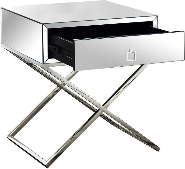 Lynn - Side Table - Chrome