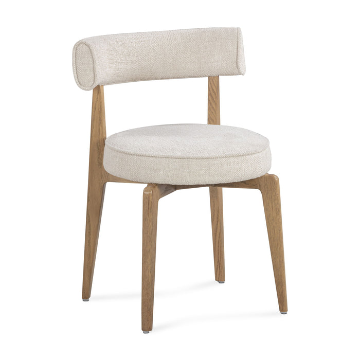 Nikita - Fabric Dining Chair - Cream