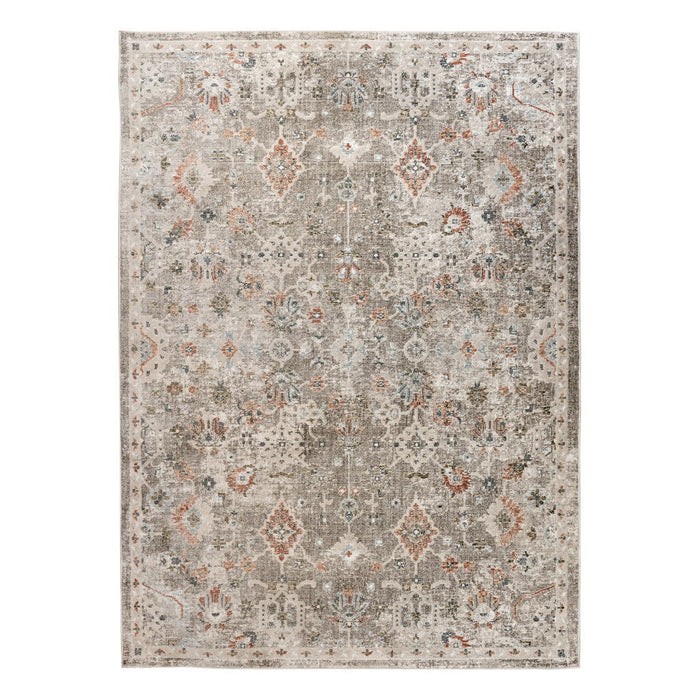 8' X 11' Medallion Area Rug - Gray / Brown