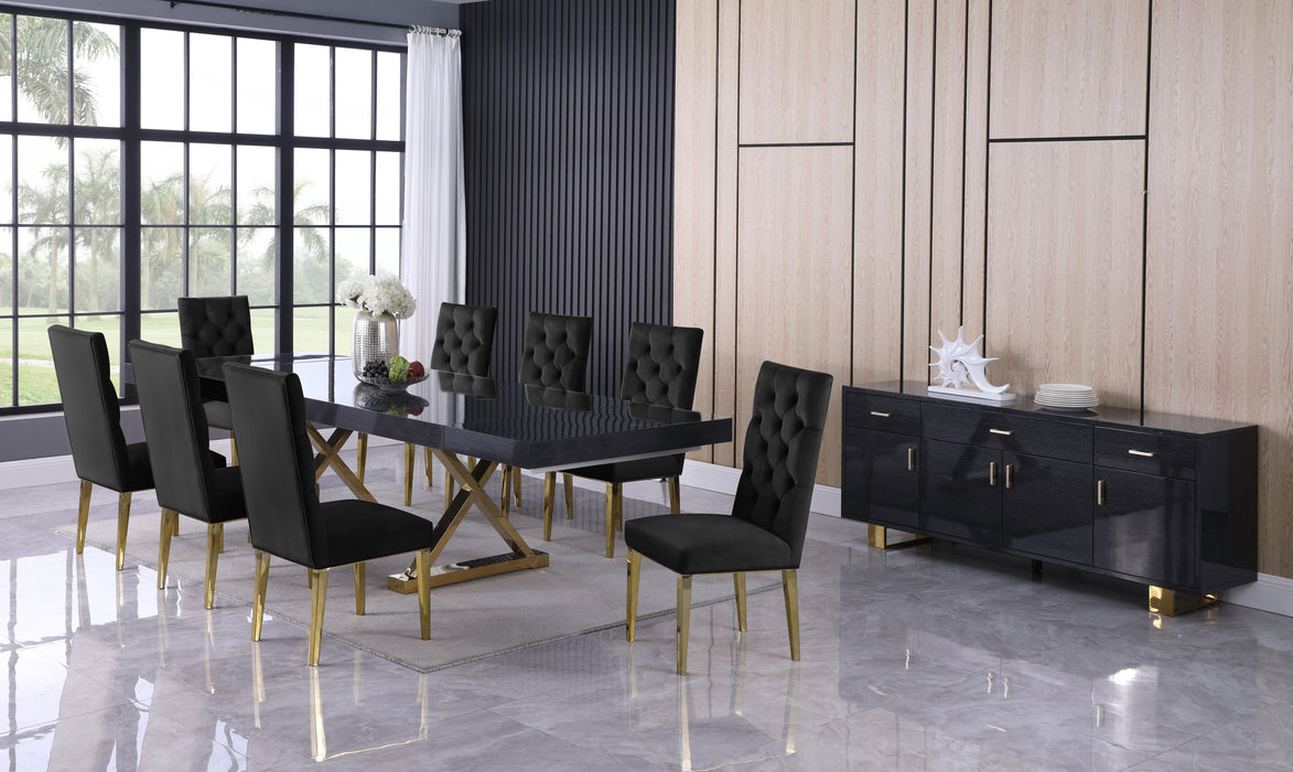 Excel - Extendable Dining Table with Gold Base