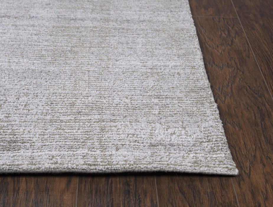 9' X 12' Wool Hand Loomed Area Rug (747514) - Light Gray / Beige / Ivory
