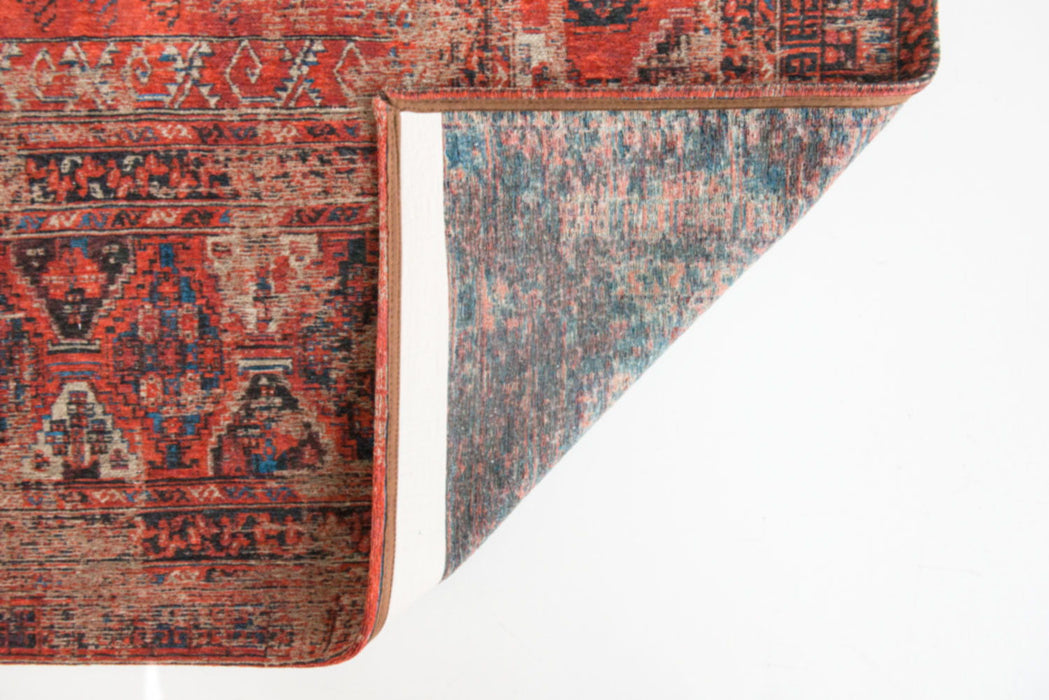 6' x 8' Oriental Non Skid Area Rug - Red