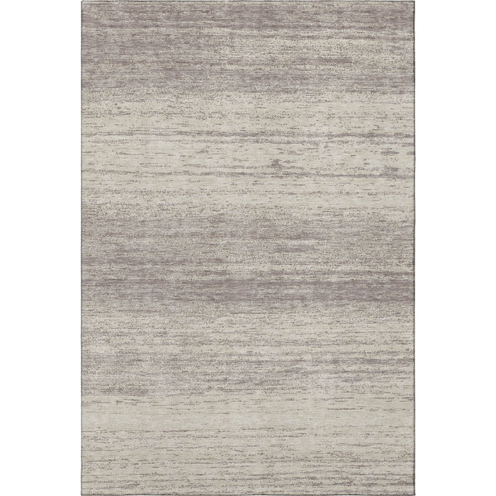 10' X 14' Striped Washable Area Rug With UV Protection (668193) - Taupe / Beige