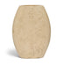 Elegant Sadie travertine vase from Meridian Furniture, showcasing a smooth, rounded ceramic design for stylish home decor.
