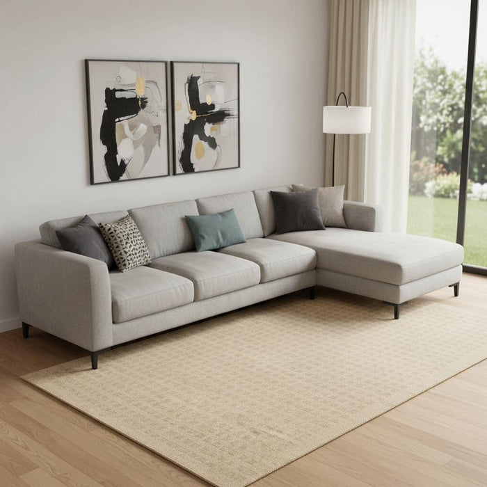 7' X 10' Wool Area Rug (553456) - Taupe
