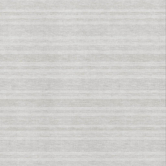 10' X 14' Striped Washable Area Rug With UV Protection (647818) - Ivory / Gray