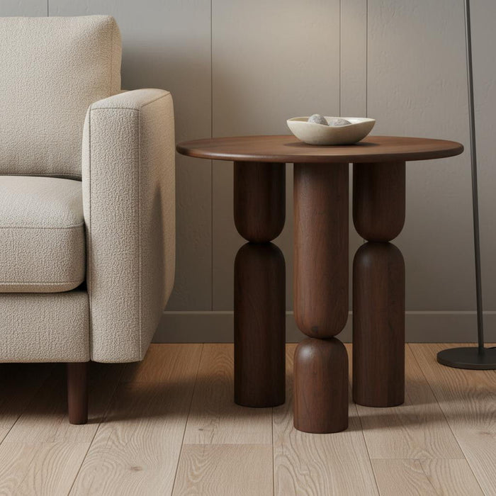 Solid Wood Wood Tray Table (605618) - Brown