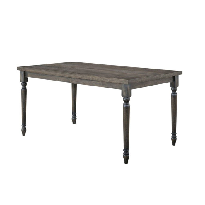 59" Wood Dining Table - Gray