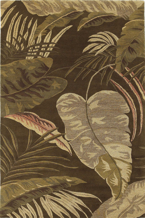 8' x 10' 6 Wool Area Rug - Mocha