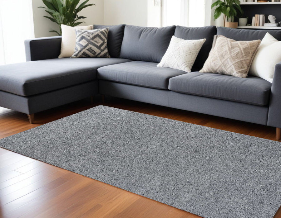 9' x 13' Hand Woven Area Rug - Gray