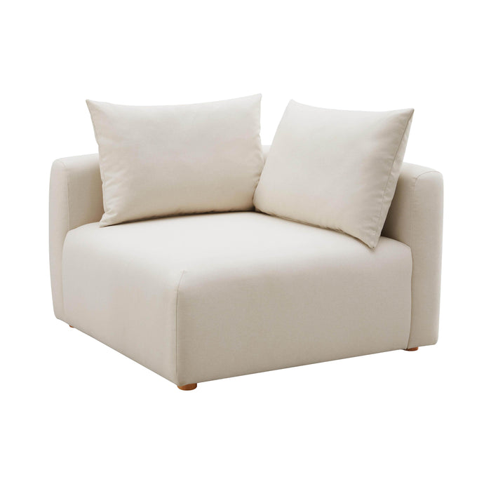Hangover - Linen Modular Corner Chair - Cream