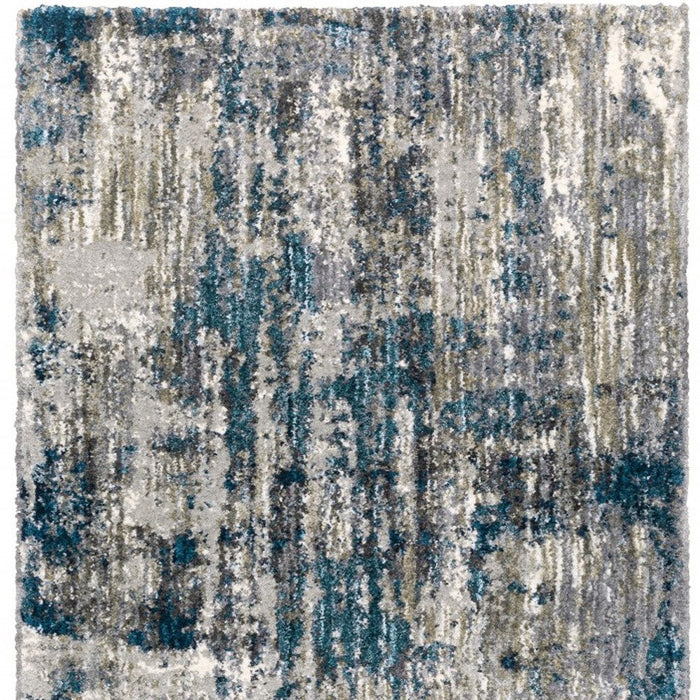 8' x 10' Gray Skies Area Rug - Gray And Blue