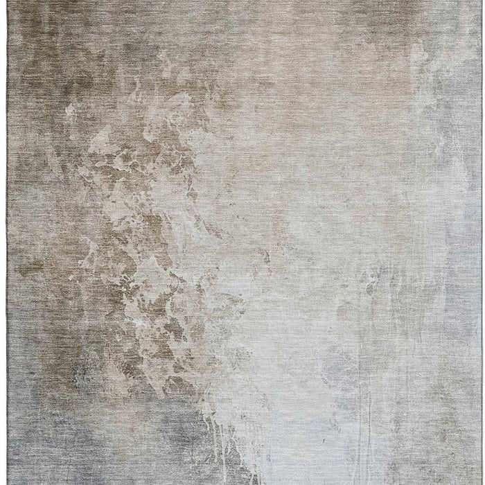 10' X 14' Abstract Washable Area Rug With UV Protection (705455) - Beige / Ivory