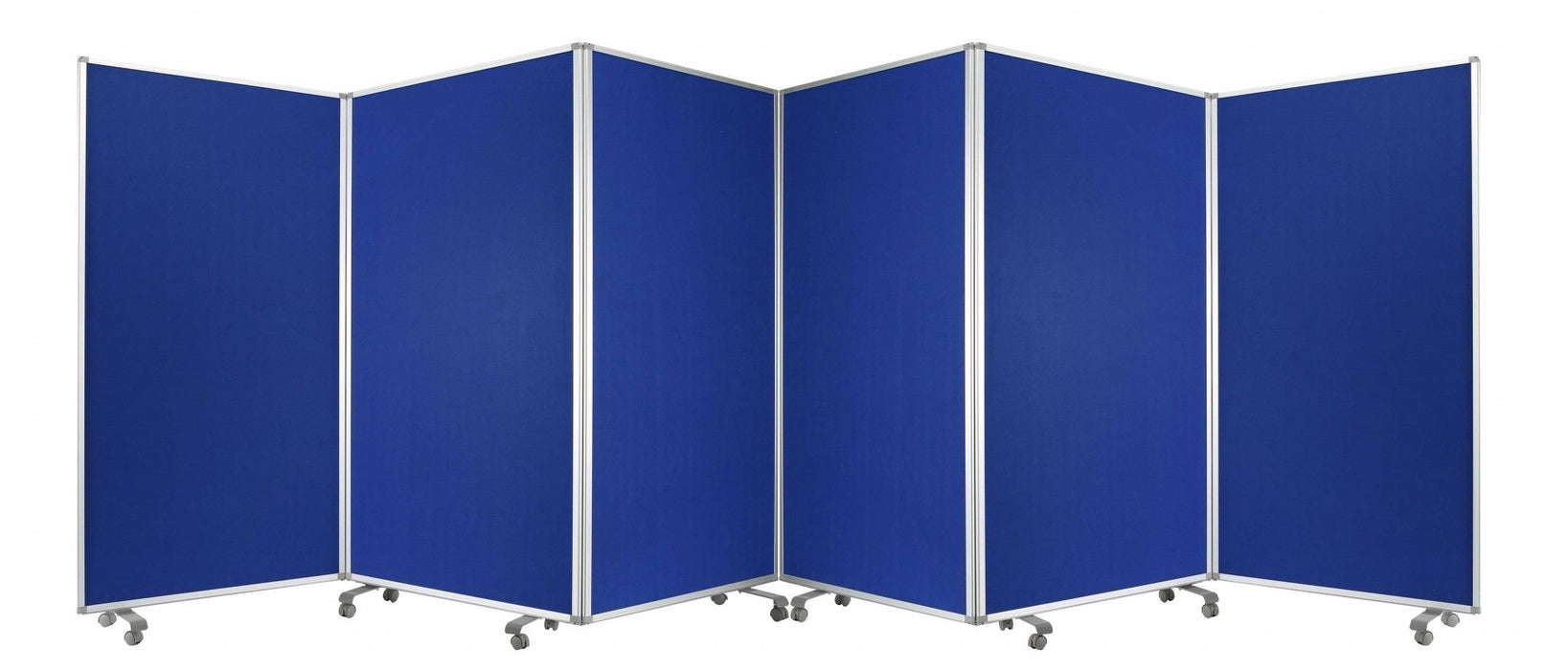 Metal 6 Panel Screen - Blue