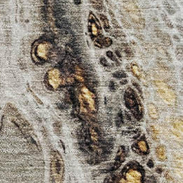 10' X 14' Abstract Washable Area Rug With UV Protection (708553) - Beige / Ivory / Taupe
