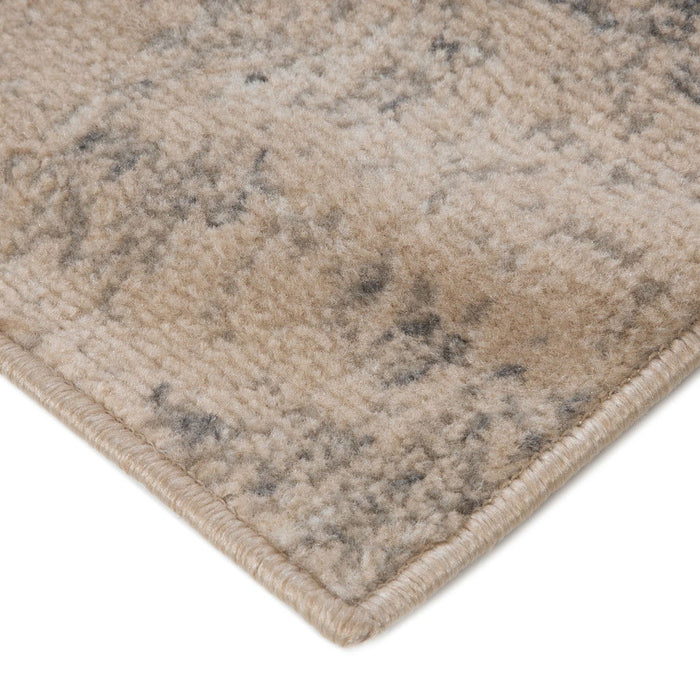 10' x 14' Blue Abstract Power Loom Area Rug - Gray And Light