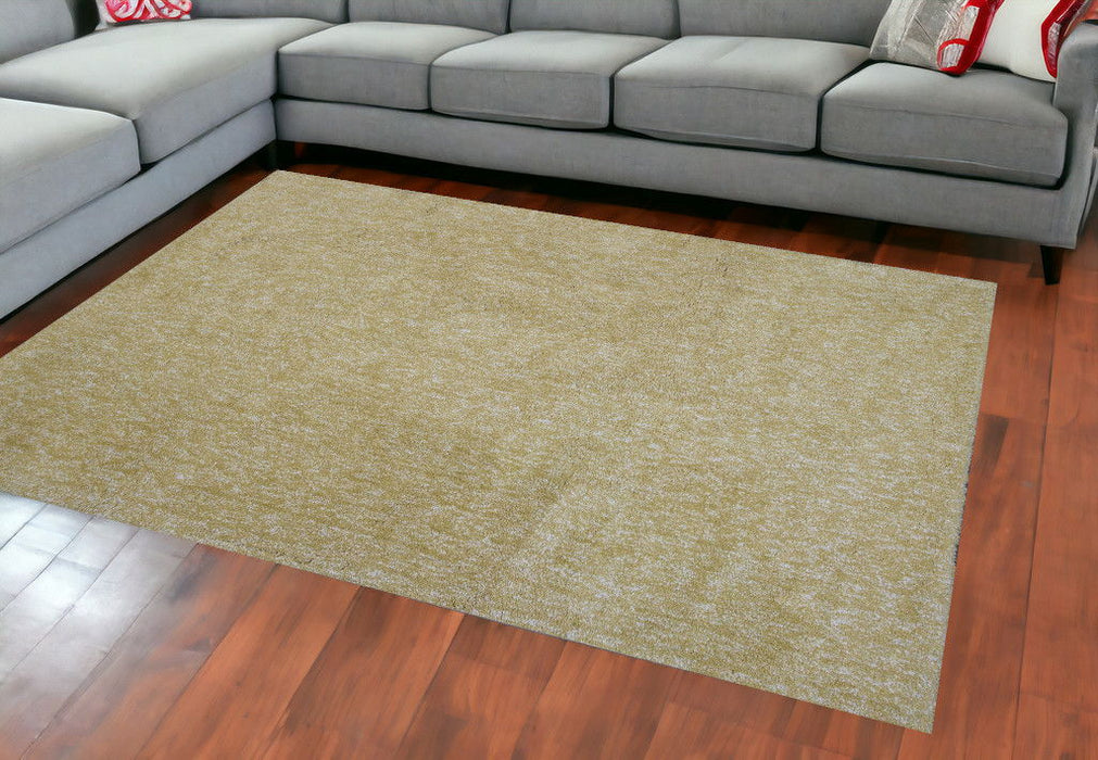 8' x 11' Heather Indoor Shag Rug - Yellow