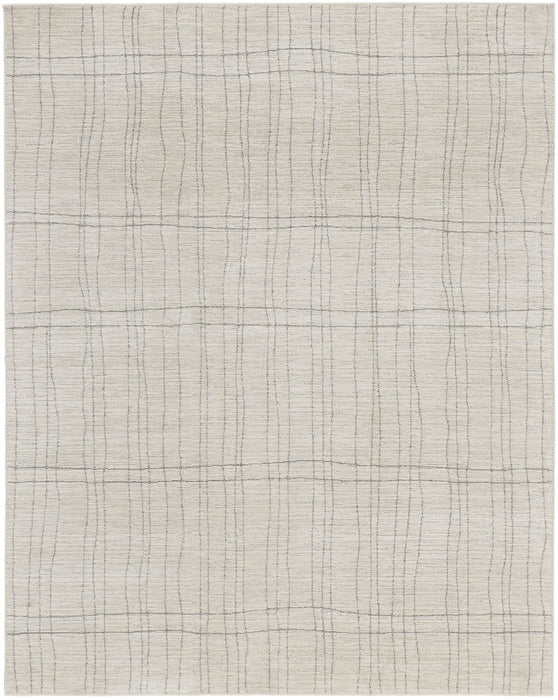 8' X 10' Abstract Polypropylene Material Area Rug - Gray