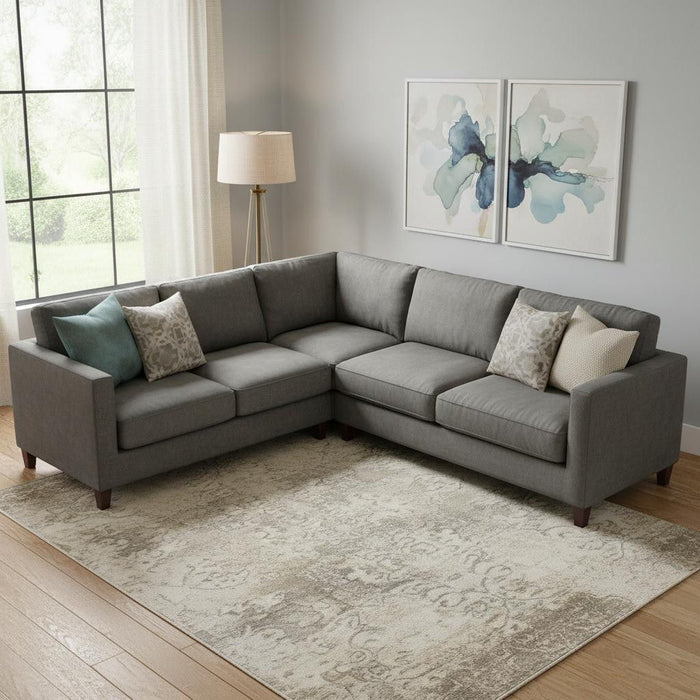 10' X 14' Abstract Washable Area Rug With UV Protection (708874) - Salmon / Lavender