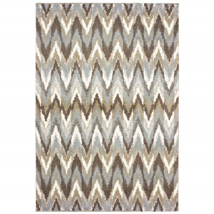 10' x 13' Dhurrie Area Rug - Taupe