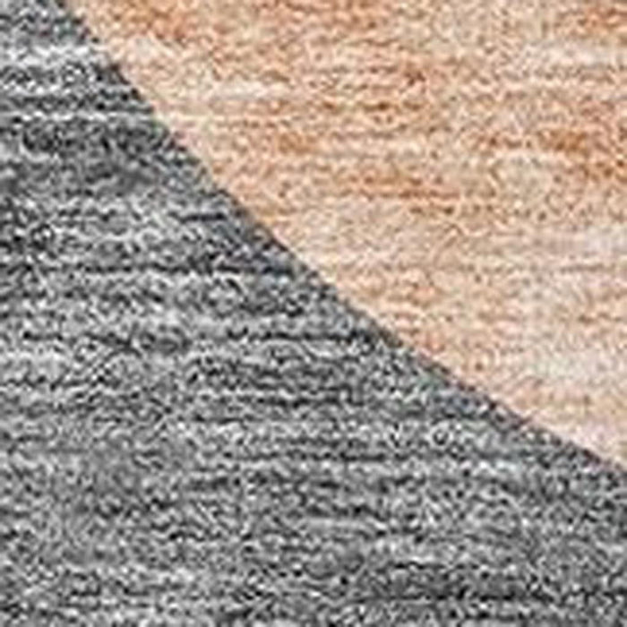 5' X 8' Geometric Washable Area Rug With UV Protection (657493) - Coral / Gray / Gold