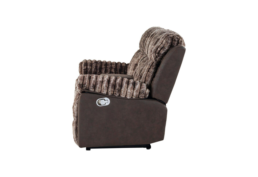 U6028 - Reclining Sofa / Console Reclining Loveseat - Brown