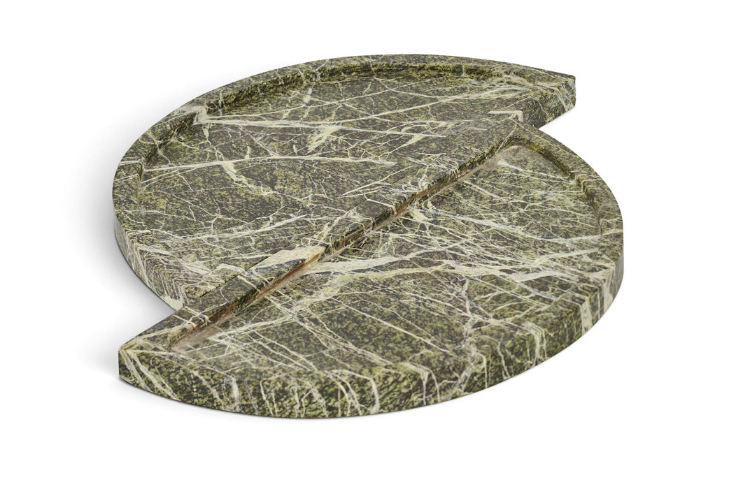 Marble tray by Meridian Furniture featuring a sleek, genuine marble surface and elegant design, ideal for serving or decor.