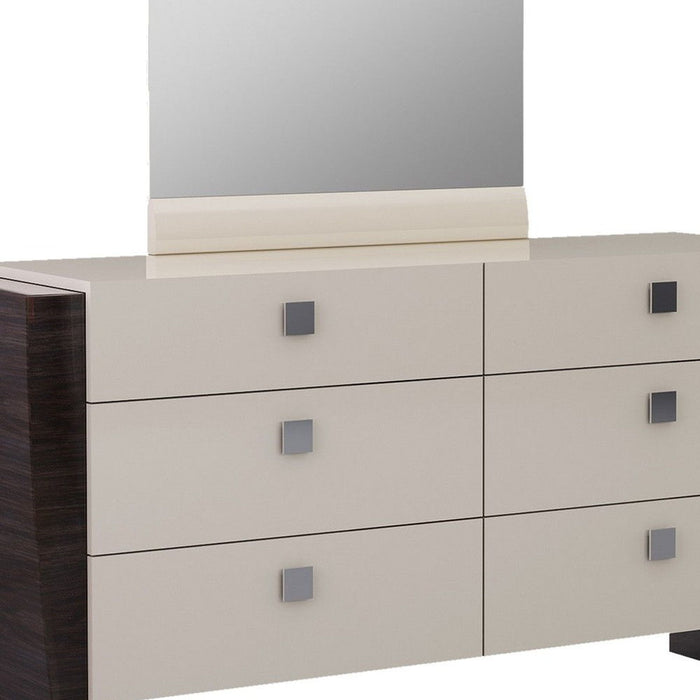 High Gloss Dresser - Refined Beige