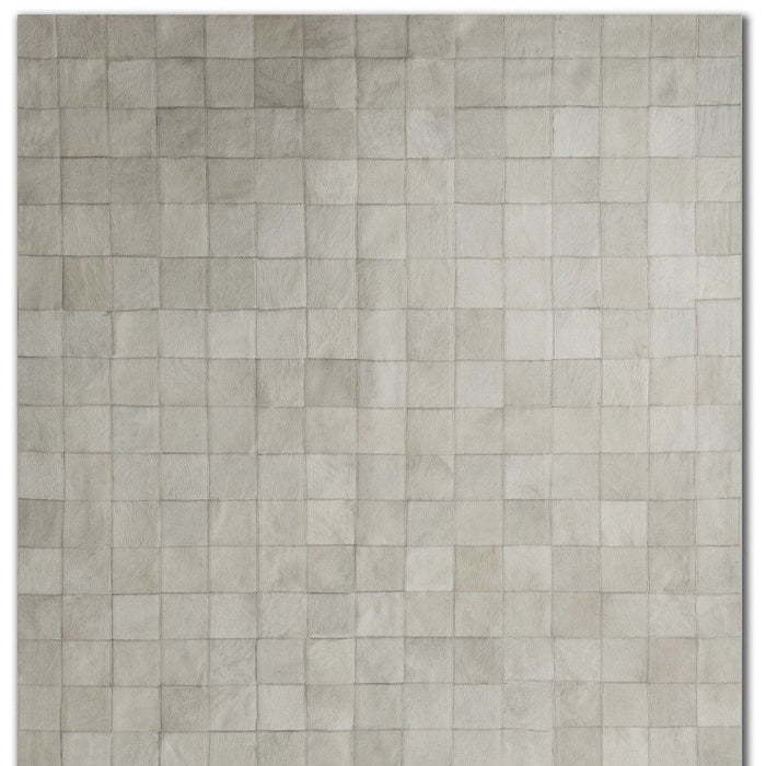5' X 8' Cowhide Patchwork Area Rug (544476) - Gray