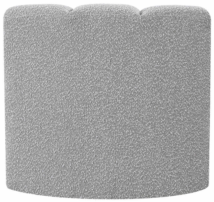 Arc - Boucle Fabric Curved Corner Chair