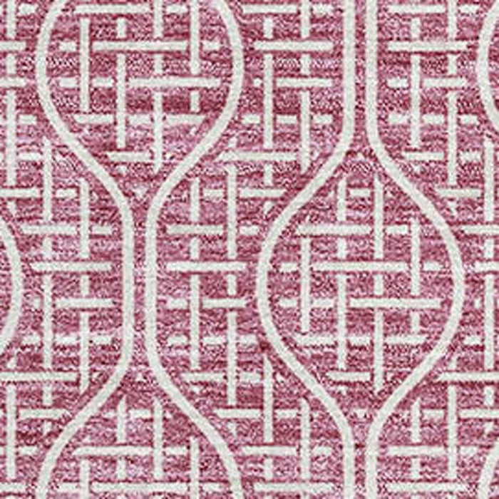 10' X 14' Geometric Washable Area Rug With UV Protection (673609) - Blush / Ivory