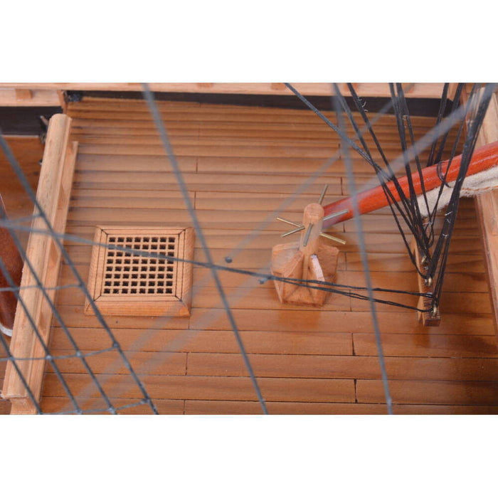 Hand Painted Model Boat (624628) - Light Brown