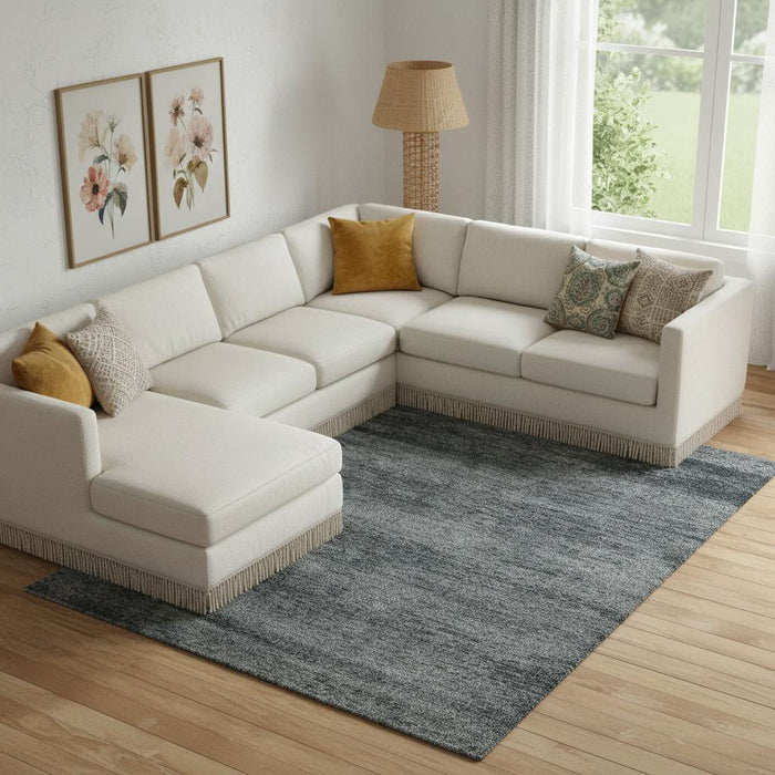 12' X 15' Abstract Area Rug (722184) - Blue / Ivory