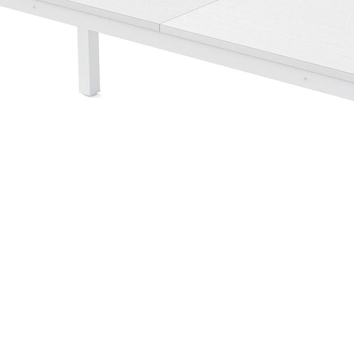 46" Solid Wood Dining Room Table - White