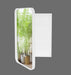 Giga recessed metal framed medicine cabinet with mirror, adjustable shelves, wall-mounted bathroom storage cabinet.