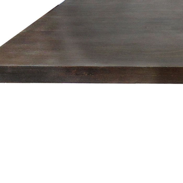 42" Solid Wood Dining Table - Brown