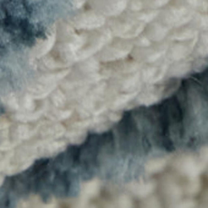 9' X 13' Abstract Area Rug (722103) - Blue / Ivory