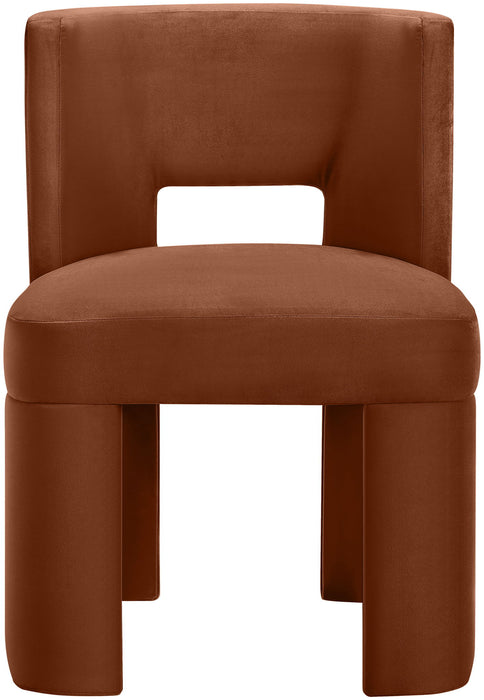 Zuno - Velvet Performance Fabric Upholstered Dining Chair (Set of 2)