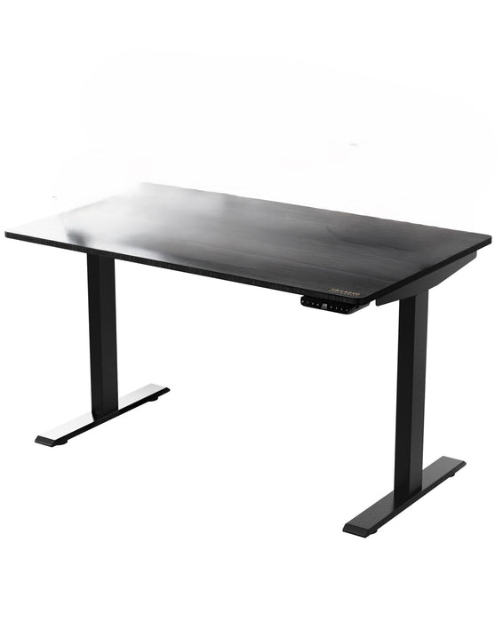 30" x 48" Adjustable Stainless Steel Standing Desk - Black