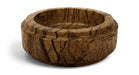 Marble bowl from Meridian Furniture's Parsons collection, showcasing a smooth, polished genuine marble surface and rounded shape.