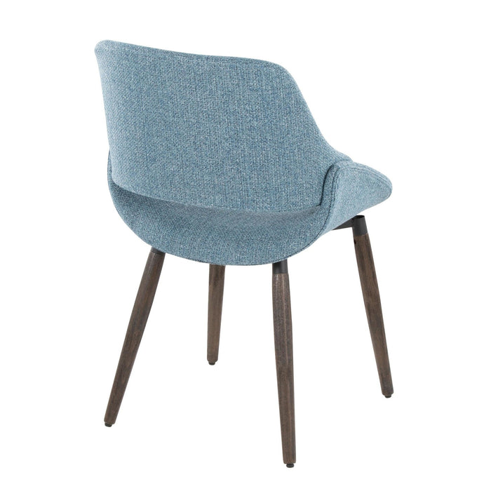 Fabrizzi - Accent / Dining Chair (Set of 2) - Dark Walnut Wood